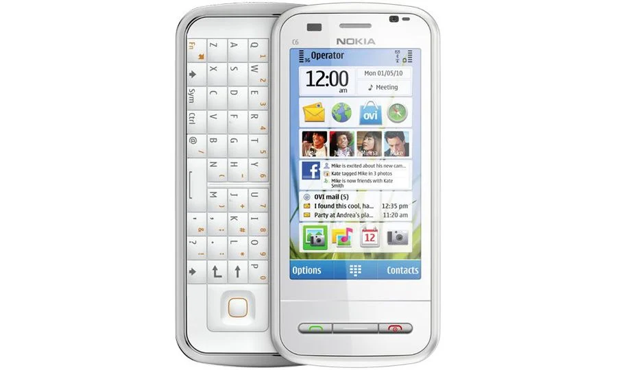 Nokia C6 00 white