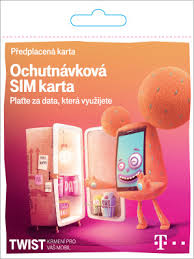 SIM karta T-Mobile Twist data na den + kredit 200