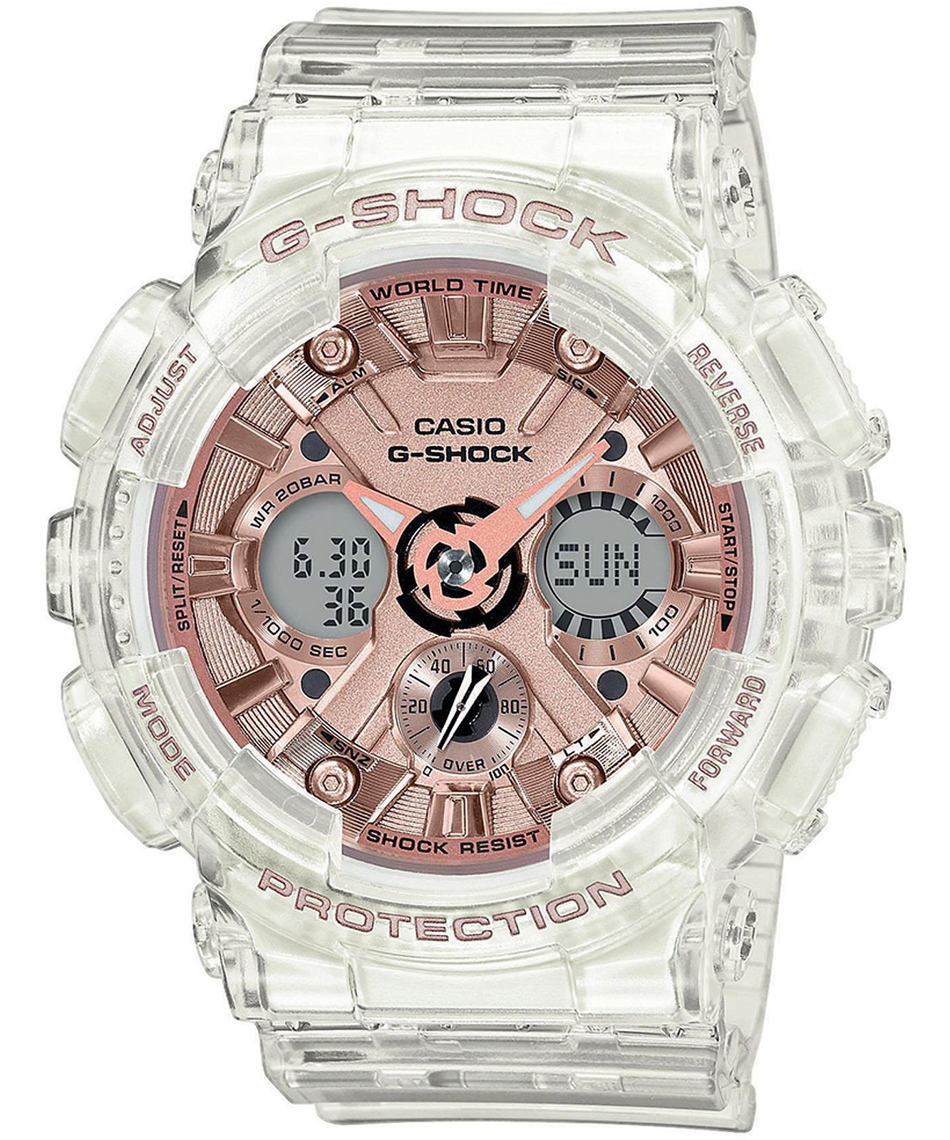 Dámské hodinky Casio G-Shock S-SERIES Transparent
